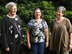 Annette, Lise-Lotte Kristensen og Deborah Josephson